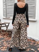 Mono Largo Boho con Estampado Geométrico y Manga Larga