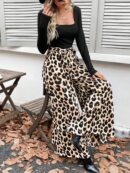 Mono Largo Boho con Estampado Geométrico y Manga Larga