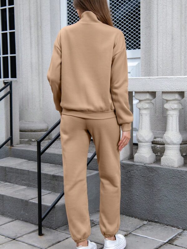Conjunto de Sudadera y Pantalón con Cierre y Hombros Caídos - Image 22