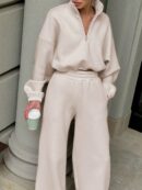 Conjunto de Sudadera y Joggers Sobredimensionados para Mujer