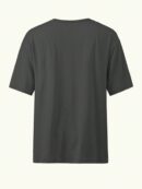 Camiseta Oversize con Estampado Vaquero y Cuello Redondo
