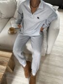 Set de Sudadera y Joggers de Fleece con Cierre y Cuello Alto