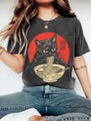 Remera Casual de Mujer con Manga Corta y Cuello Redondo