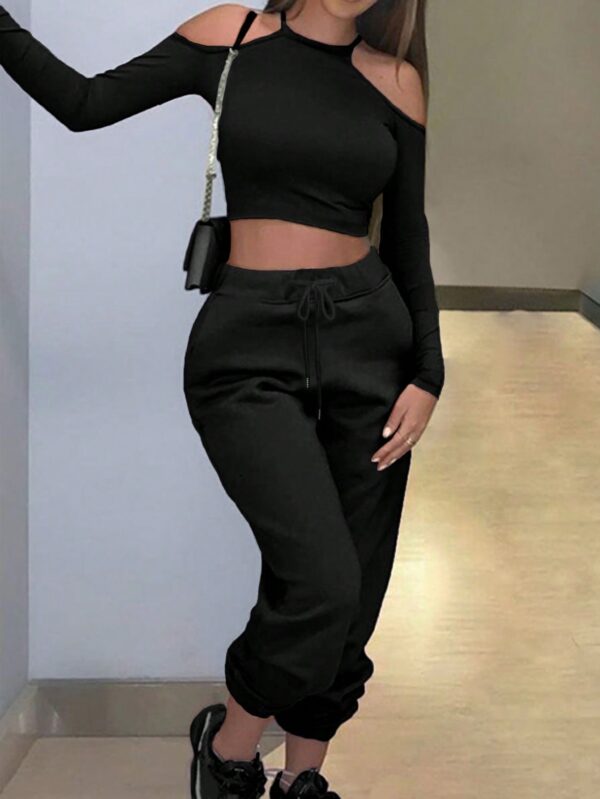 Conjunto de Sudadera y Joggers Sobredimensionados para Mujer - Image 9