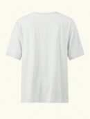 Camiseta Oversize con Estampado Vaquero y Cuello Redondo