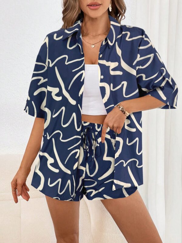 Conjunto Veraniego de Shorts y Camisa Estampada - Image 17