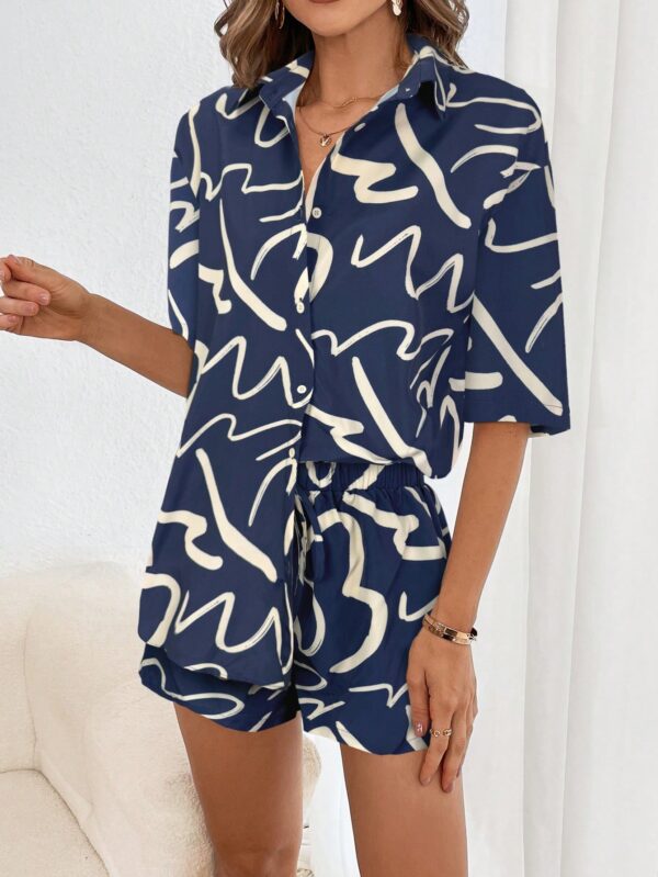 Conjunto Veraniego de Shorts y Camisa Estampada - Image 18