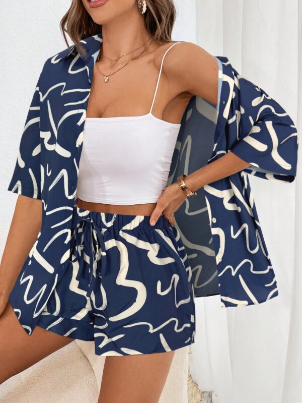 Conjunto Veraniego de Shorts y Camisa Estampada - Image 19