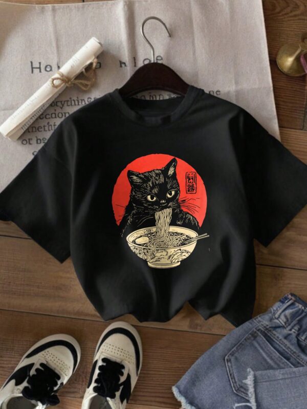 Remera Casual de Mujer con Manga Corta y Cuello Redondo - Image 5
