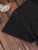 Remera Casual de Mujer con Manga Corta y Cuello Redondo