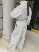 Conjunto de Sudadera y Joggers Sobredimensionados para Mujer