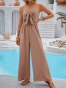 Mono Largo de Mujer para Verano con Lazo Frontal y Espalda Descubierta