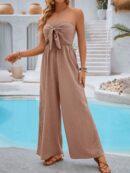 Mono Largo de Mujer para Verano con Lazo Frontal y Espalda Descubierta