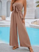 Mono Largo de Mujer para Verano con Lazo Frontal y Espalda Descubierta