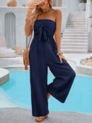 Mono Largo de Mujer para Verano con Lazo Frontal y Espalda Descubierta
