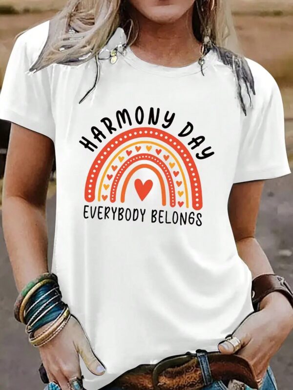 Remera Gráfica Mujer 'Todos Pertenecemos' 100% Poliéster - Image 6