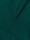 Mono Elegante de Manga Corta con Escote V y Detalles Calados